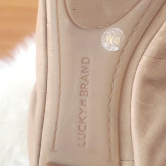 Lucky Brand Women's Tan Ballet Flats 9M - Picture 5 of 6